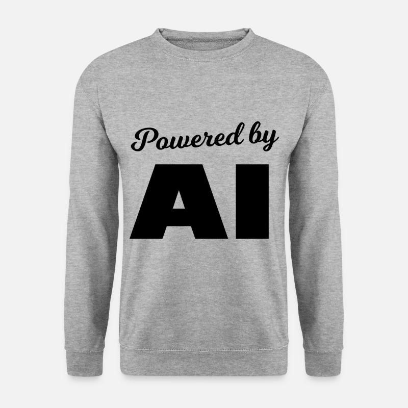 Fit through AI - Unisex Sweatshirt - salt & pepper