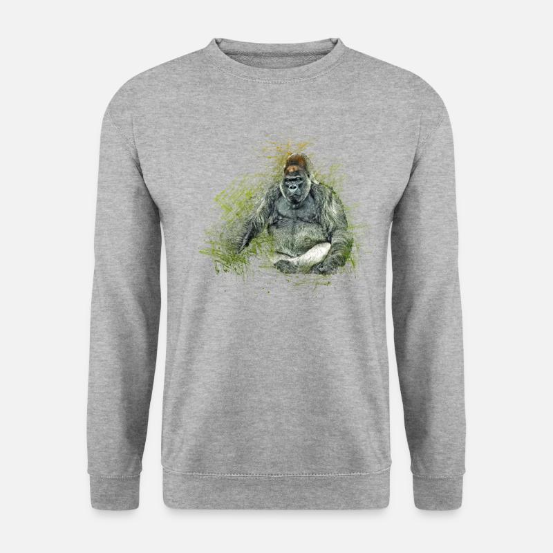 gorilla - Unisex Sweatshirt - salt & pepper