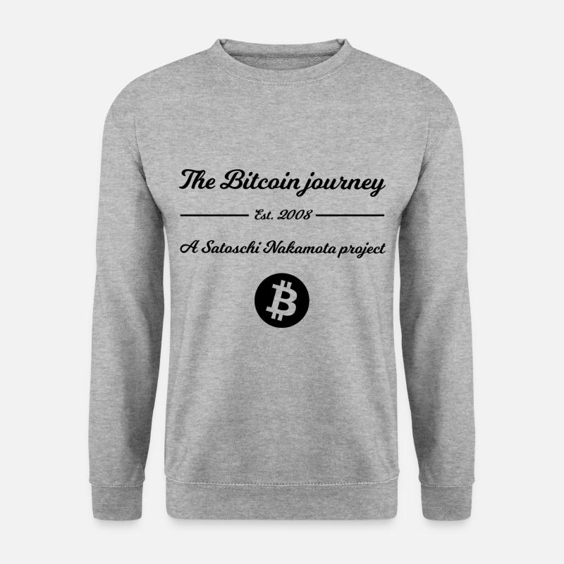 Das Satoschi Projekt - Unisex Pullover - Weißgrau meliert