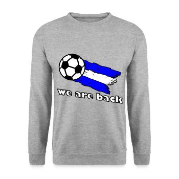 Gelsenkirchen Return - Unisex Sweatshirt - salt & pepper - Front - Alina (178cm) & Michal (187cm)