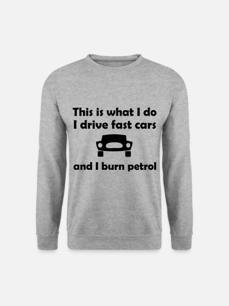 The petrol and displacement fans - Unisex Sweatshirt - salt & pepper