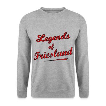 Legends from Friesland - Unisex Sweatshirt - salt & pepper - Front - Alina (178cm) & Michal (187cm)