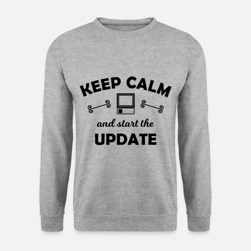 Die Programmierer - Unisex Pullover - Weißgrau meliert