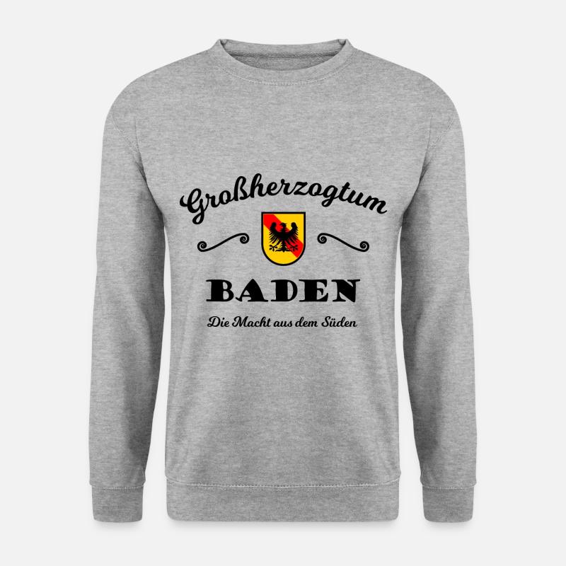 Die Badner Macht aus dem Süden - Unisex Pullover - Weißgrau meliert