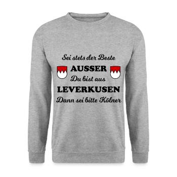 Les incontournables de : Kölle - Sweat-shirt Unisexe - gris chiné - Devant - Alina (178cm) & Michal (187cm)