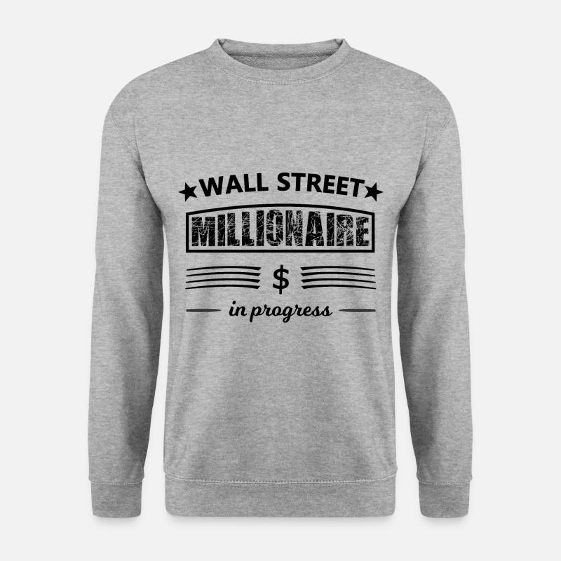 Die Investoren - Unisex Pullover - Weißgrau meliert