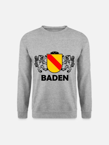 Das schöne Badnerland im Süden - Unisex Pullover - Weißgrau meliert