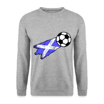 Les footballeurs écossais - Sweat-shirt Unisexe - gris chiné - Devant - Alina (178cm) & Michal (187cm)