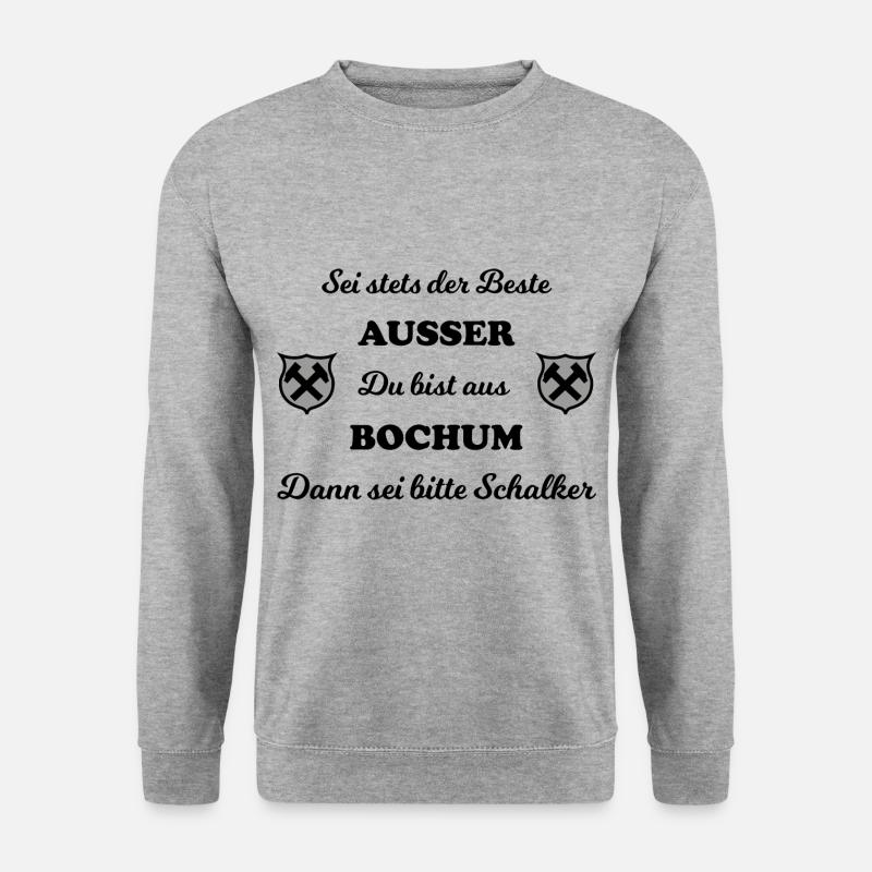 Zuhause im Ruhrpott - Unisex Pullover - Weißgrau meliert