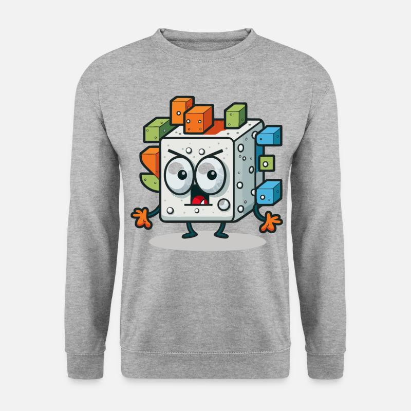 The Qubit - Unisex Sweatshirt - salt & pepper