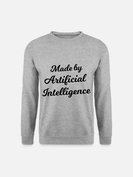 Made by Artificial Inteligence - Unisex Sweatshirt - salt & pepper