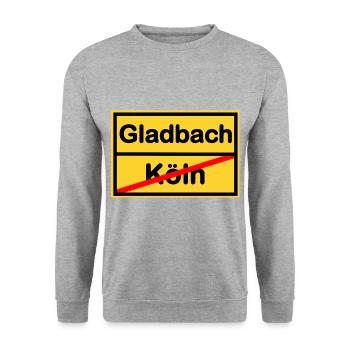Les supporters arrivent - Sweat-shirt Unisexe - gris chiné - Devant - Alina (178cm) & Michal (187cm)