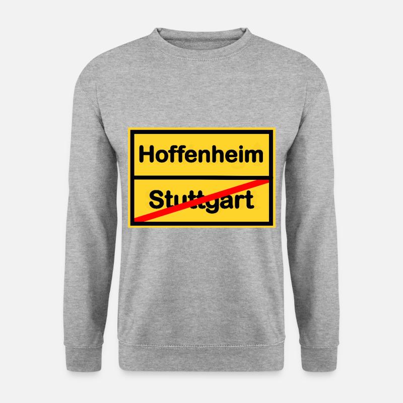 Das schöne Hoffenheim in Baden - Unisex Pullover - Weißgrau meliert