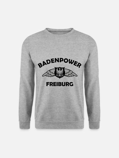 Badenpower Freiburg - Unisex Pullover - Weißgrau meliert