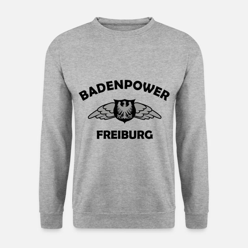 Badenpower Freiburg - Unisex Pullover - Weißgrau meliert