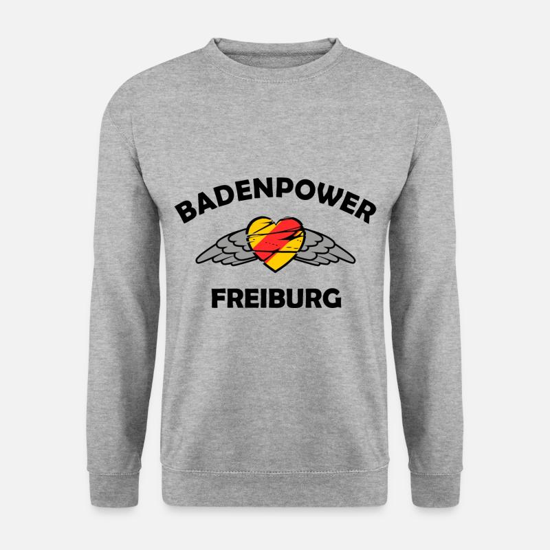 Die Freiburger Macht - Unisex Pullover - Weißgrau meliert