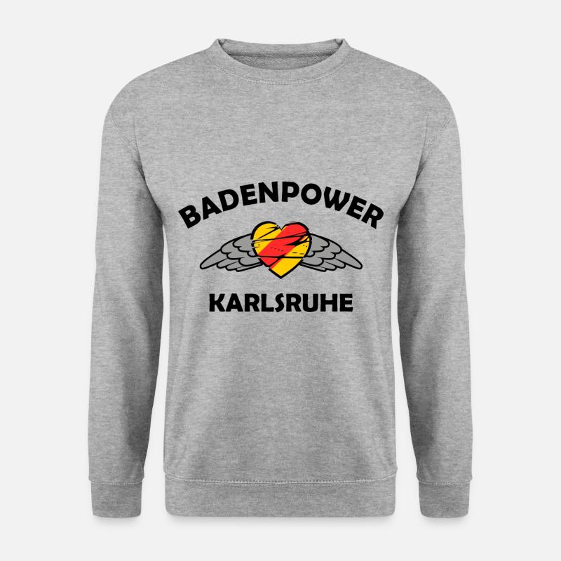 Die Karlsruher Fans - Unisex Pullover - Weißgrau meliert