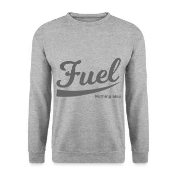 Gasoline nothing else - Unisex Sweatshirt - salt & pepper - Front - Alina (178cm) & Michal (187cm)