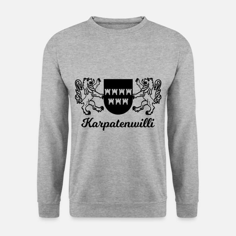 Transylvanien - Unisex Pullover - Weißgrau meliert