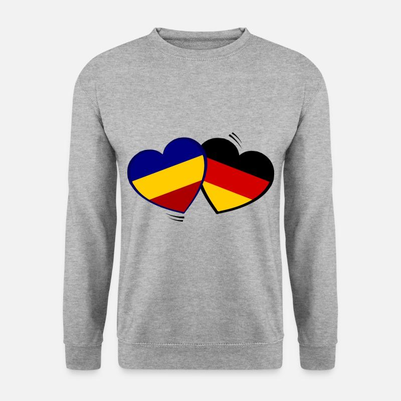 German Romanian love - Unisex Sweatshirt - salt & pepper