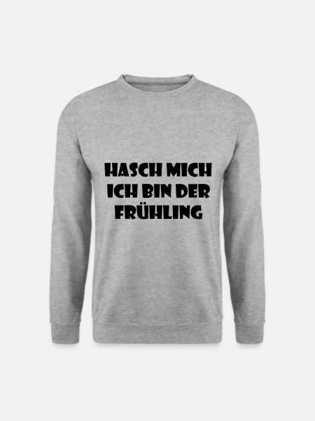 Hash me, I'm spring! -black - Unisex Sweatshirt - salt & pepper