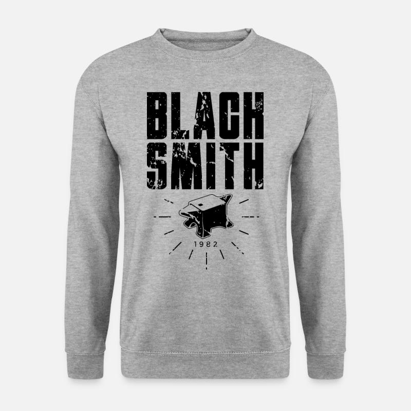 Blacksmith Forge Forging - Unisex Sweatshirt - salt & pepper