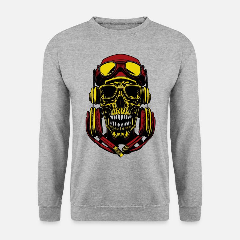 Revelations Unveiled, Enlightened Skull - Unisex Sweatshirt - salt & pepper