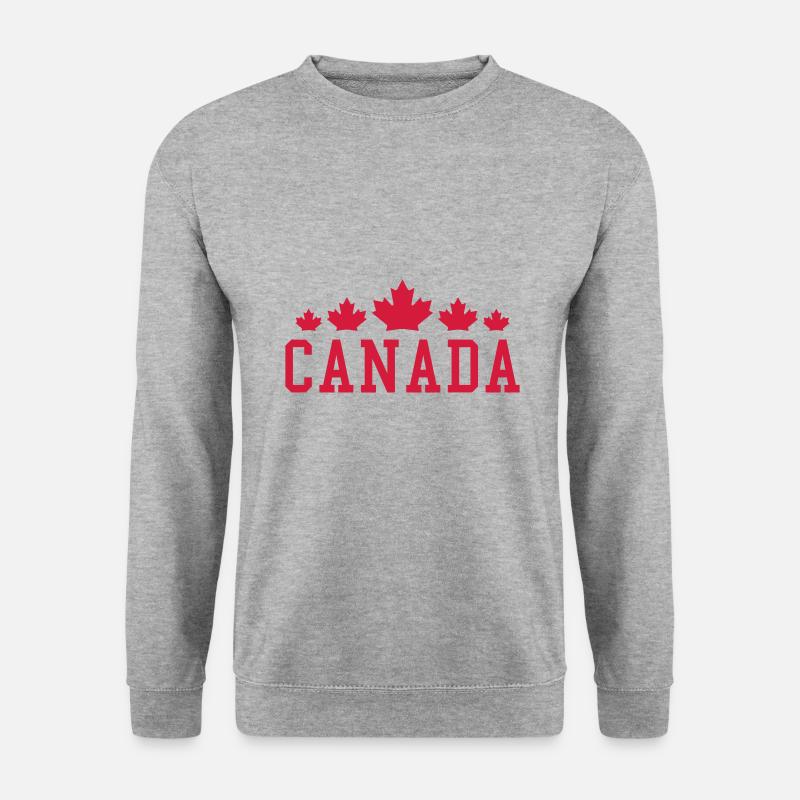 Canada Maple - Unisex Pullover - Weißgrau meliert