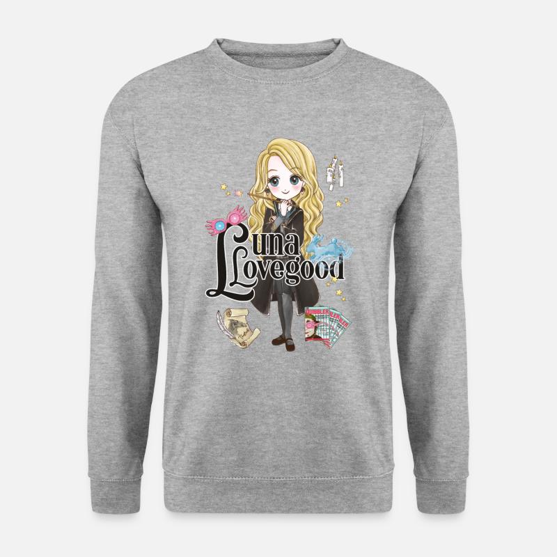 Harry Potter Luna Lovegood - Unisex Pullover - Weißgrau meliert