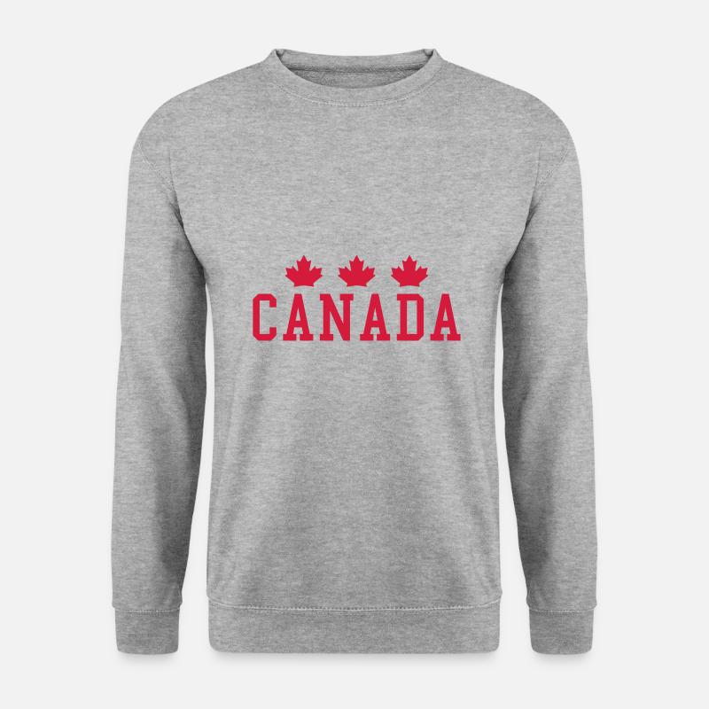 Canada Maple - Unisex Pullover - Weißgrau meliert