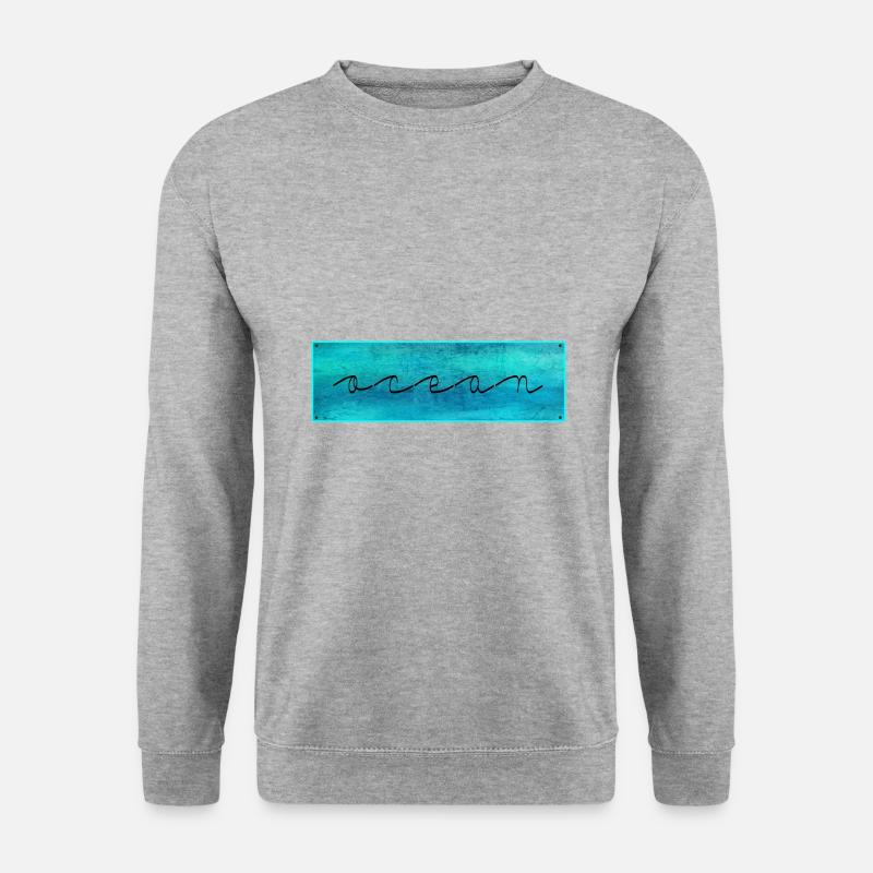 Ocean Ozean - Unisex Pullover - Weißgrau meliert