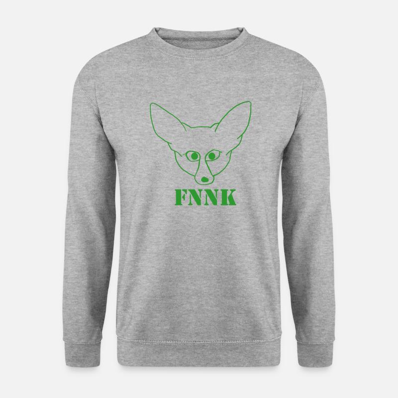 FNNK grün - Unisex Pullover - Weißgrau meliert