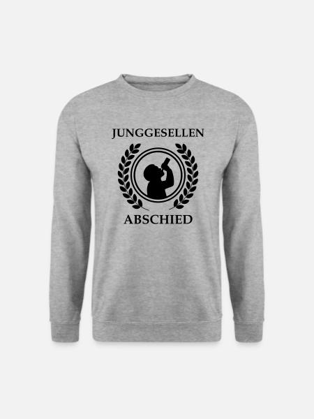 Junggesellenabschied - Unisex Pullover - Weißgrau meliert