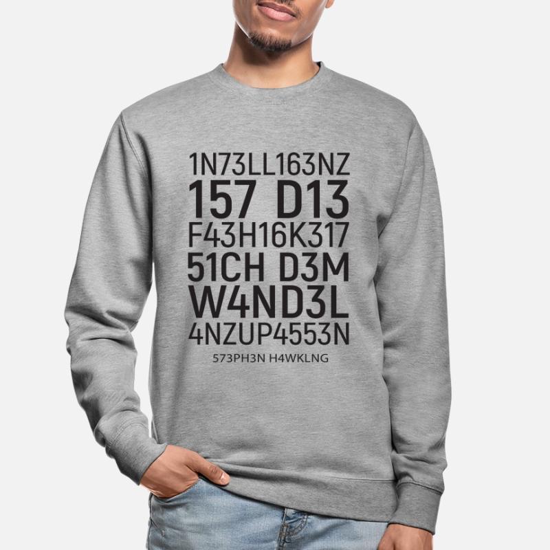 L'intelligence est la capacité ... Tricky, math Sweat-shirt Unisexe