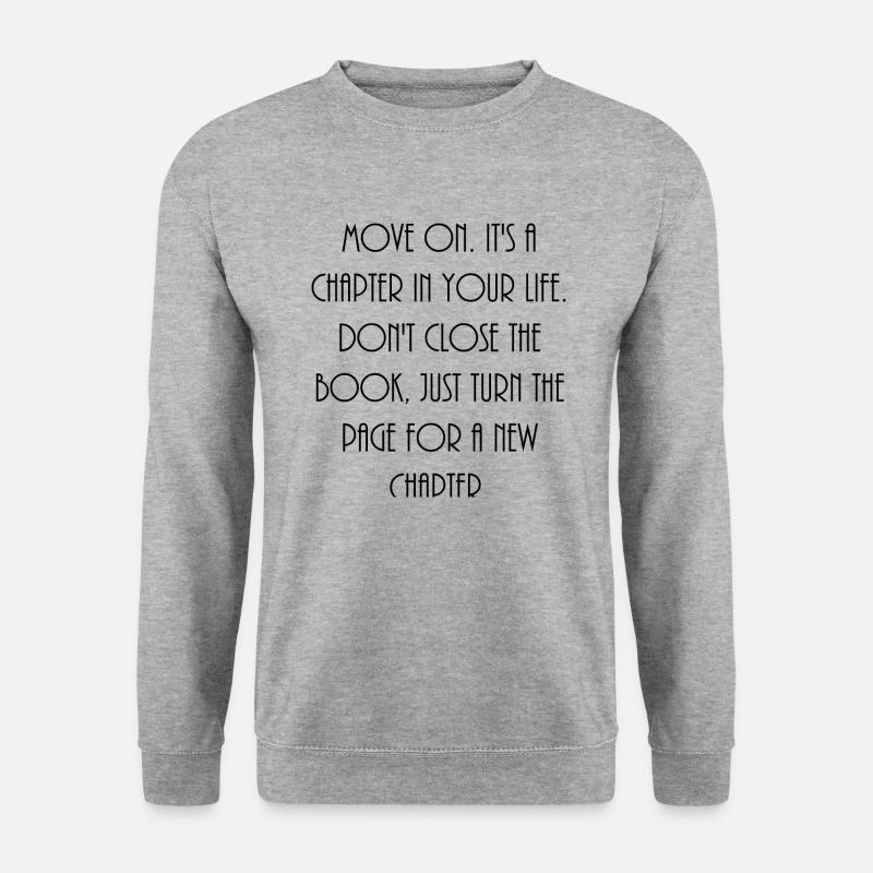 Spruch - Unisex Pullover - Weißgrau meliert