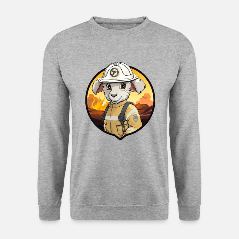 Pompiers de moutons - Sweat-shirt Unisexe - gris chiné