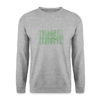 Setec Astronomy - Computerprogrammierung Codierung - Unisex Pullover - Weißgrau meliert - Vorne - Alina (178cm) & Michal (187cm)