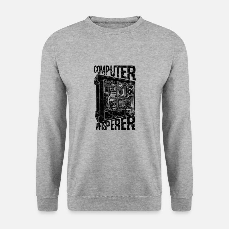 Computer Whisperer - Internet Security - Unisex Sweatshirt - salt & pepper