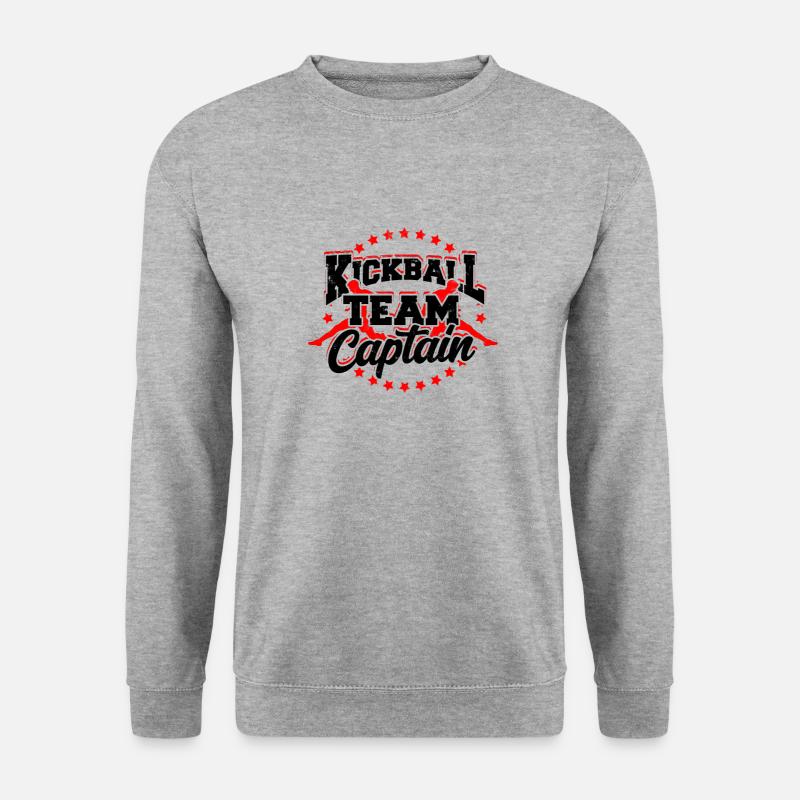 Kickball Team Captain Kickball Player - - Unisex Sweatshirt - salt & pepper