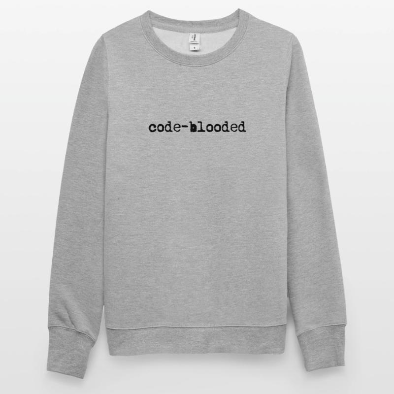 Funny Code-Blooded Programming Coding - Data Web Unisex Sweatshirt