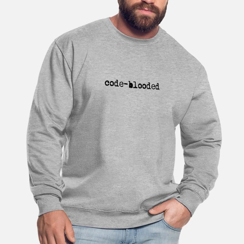 Funny Code-Blooded Programming Coding - Data Web Unisex Sweatshirt