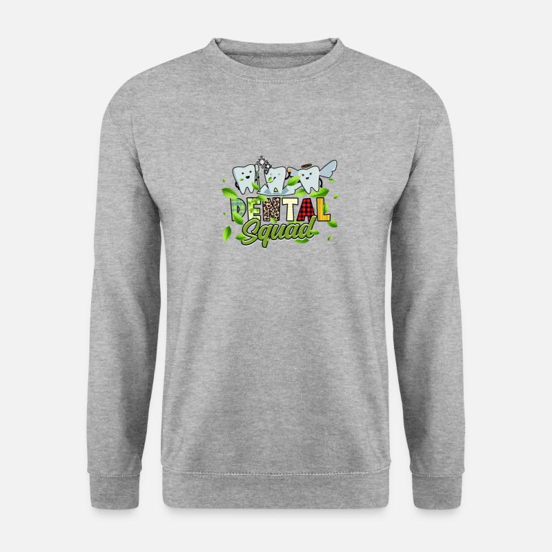 Dental Squad - Füllung - Unisex Pullover - Weißgrau meliert