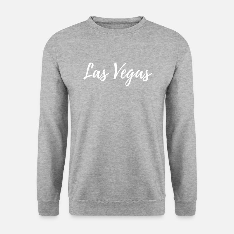 Las Vegas - Unisex Pullover - Weißgrau meliert