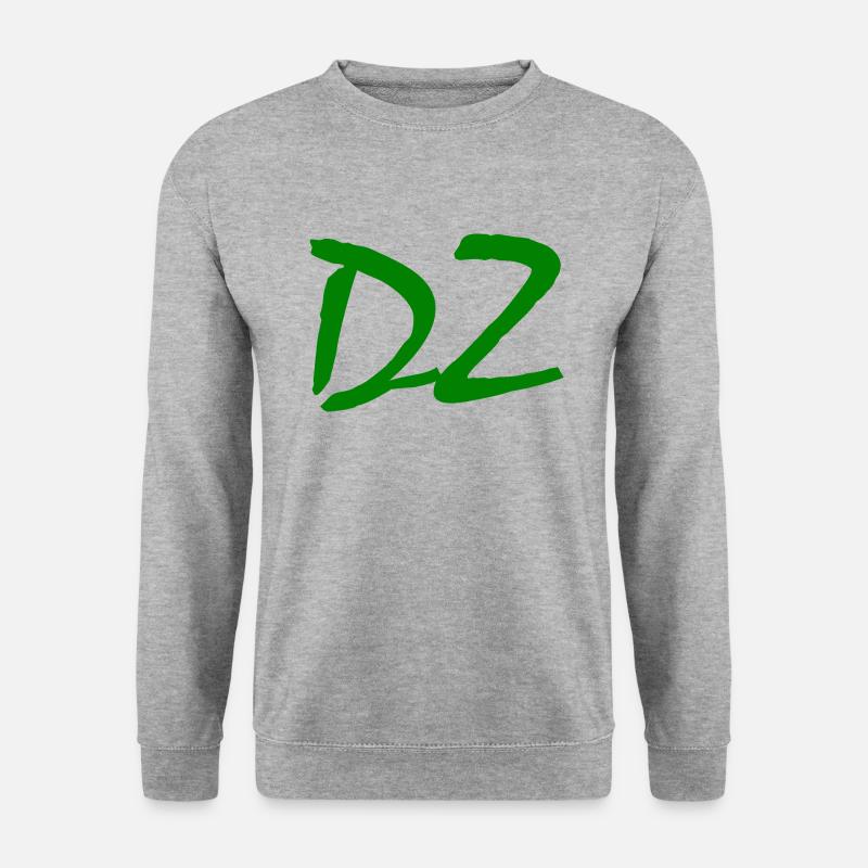 Dz - Unisex Pullover - Weißgrau meliert