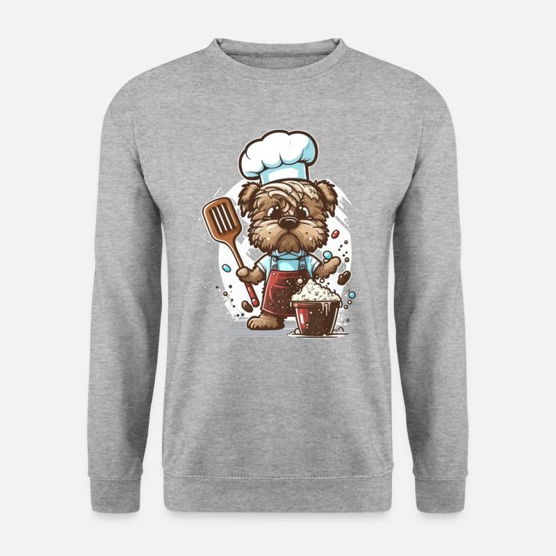 Pooch in the Kitchen - Unisex Sweatshirt - salt & pepper