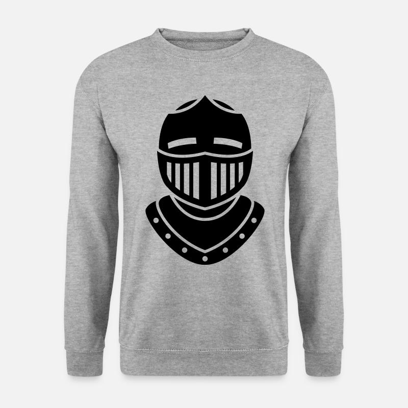 Casque de chevalier - Sweat-shirt Unisexe - gris chiné