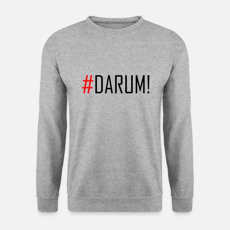 Unterkünfte in Darum - Unisex Pullover - Weißgrau meliert