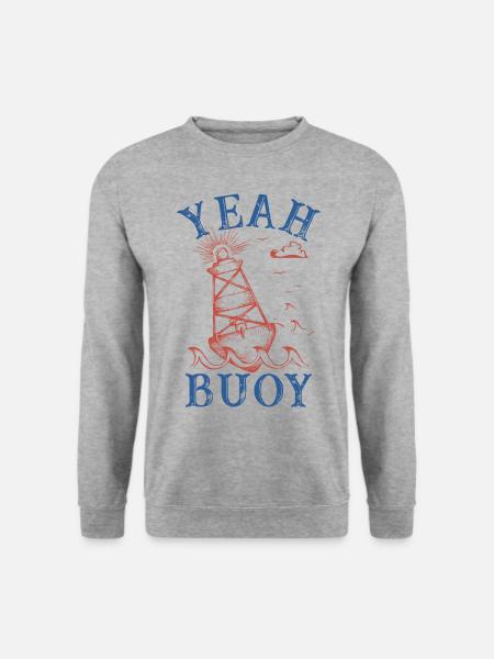 yeah buoy Graphic - Unisex Sweatshirt - salt & pepper