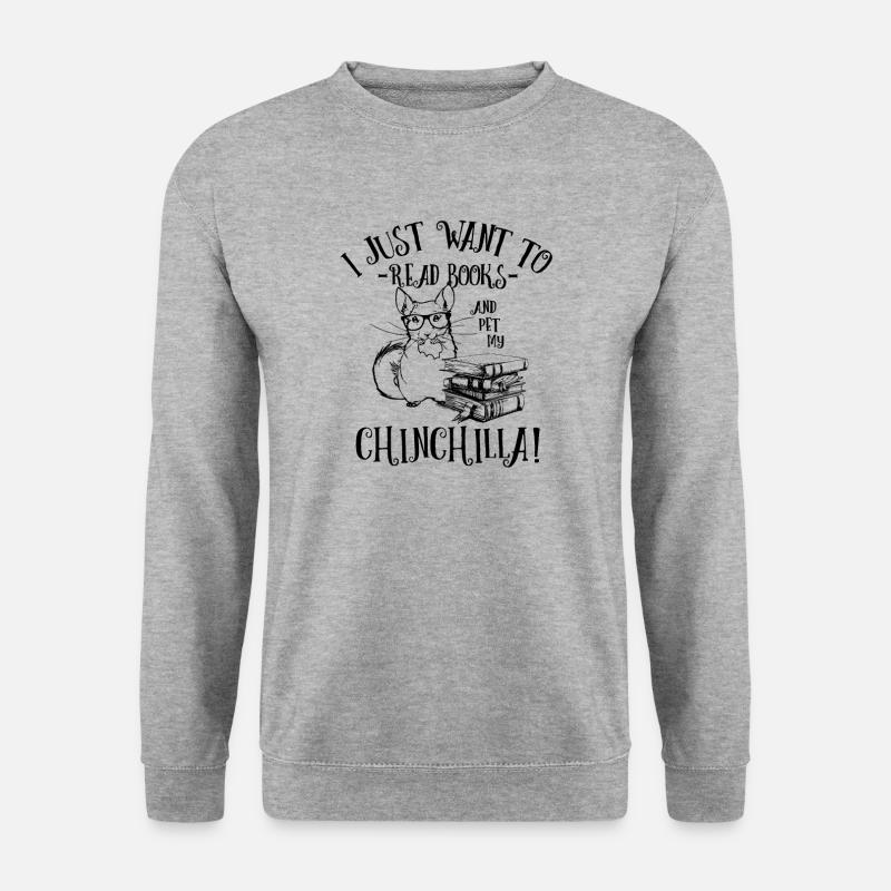 Chinchilla - Unisex Pullover - Weißgrau meliert
