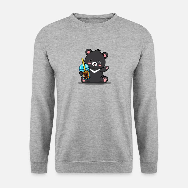 Taiwan - Unisex Pullover - Weißgrau meliert